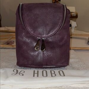 HOBO Plum Graphite Fern Crossbody Bag